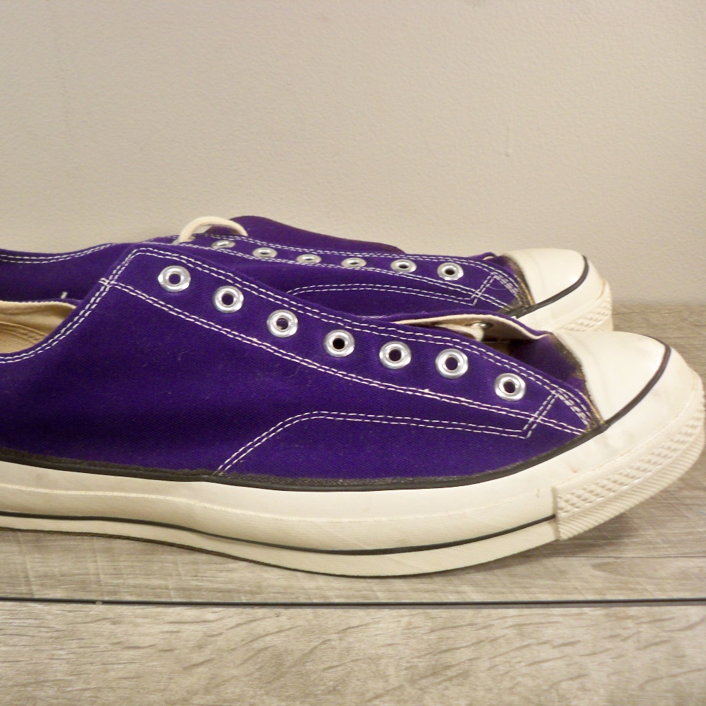 New Old Stock Converse Players Name Sneakers Sz 17
